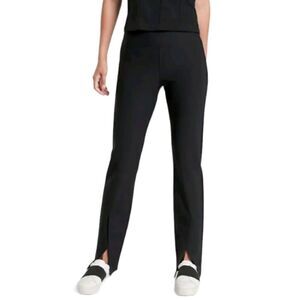 Athleta Interstellar Tight black w split leg size 2